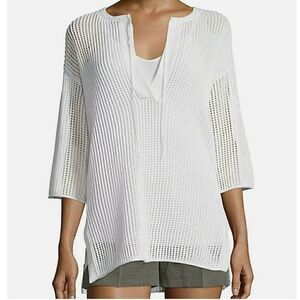 Theory crocheted sweater  